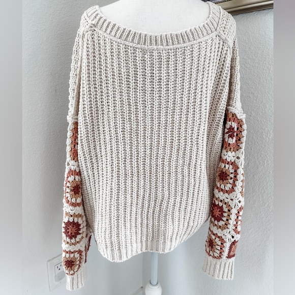 POL Sweater Chenille Crochet Small - Picture 3 of 13